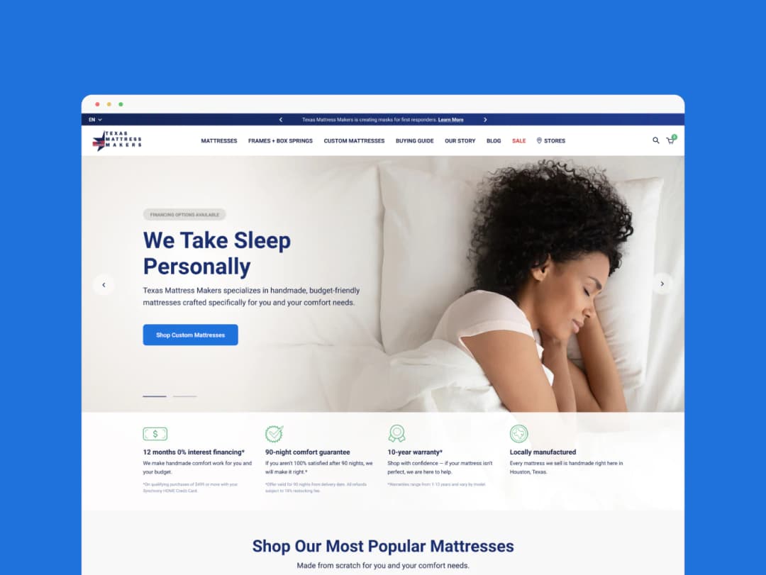 Case Study for Texas Mattress Makers